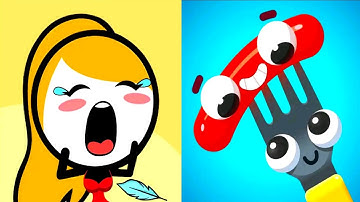 Save Her vs Fork N Sausage - Satisfying ASMR Gameplay All Levels