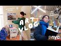 Art vlog  art supply shopping in brooklyn riso printing w radhia apartment decorating