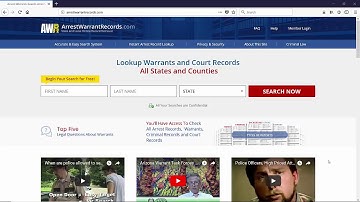 Check someones background - Check Arrest Records