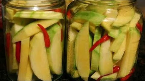 Cách làm xoài ngâm chua ngọt || How to make sweet and sour pickled mango