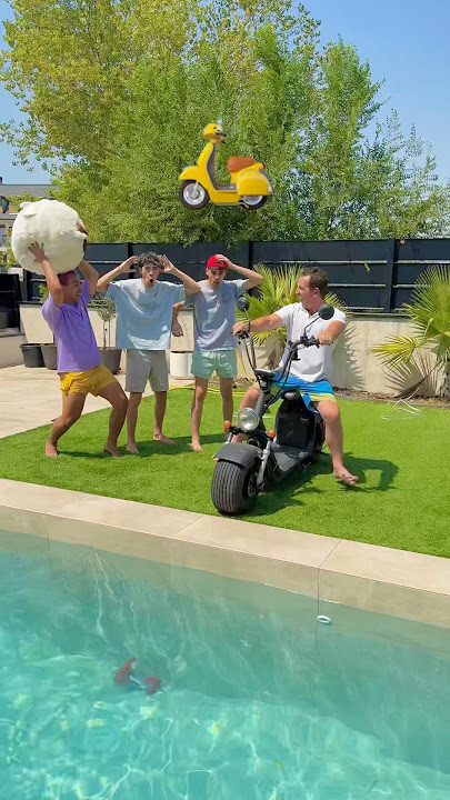 Who will cross the pool?