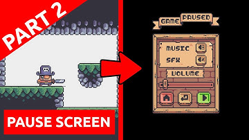 PAUSE SCREEN - PART 2 - Episode #13 - Platformer Tutorial Java