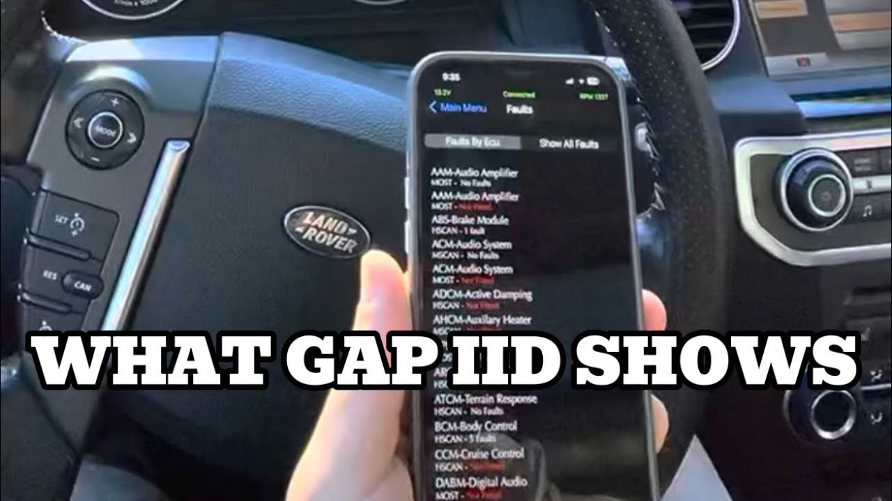 Using the GAP Tool on an LR4: What It Shows and What It Doesn’t