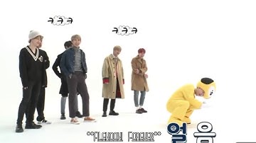 BTS try the invisible box challenge.