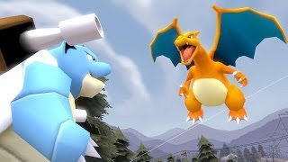 POKÉ-BUDS: Ep.1 - Blastoise and Charizard FIGHT! (Pokemon SFM)