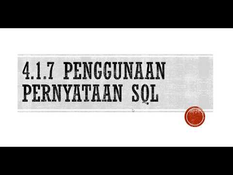 Video: Bilakah SQL dikeluarkan?