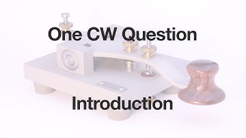 One CW Question Introduction