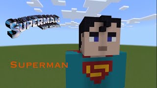 Minecraft Superman (Superman 1978) Statue Tutorial