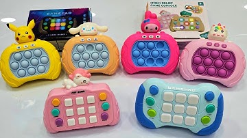 NEW Model POP IT Game Unboxing and Review 2024 - So Satisfying Electric Game Console Fidget Toy AMRS