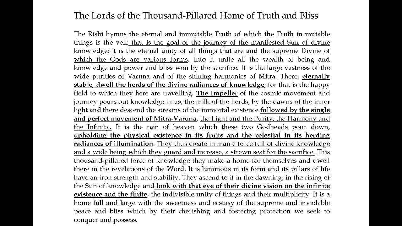 Rig Veda 5 62 Hymn to Mitra and Varuna part 1 in the light of Sri ...