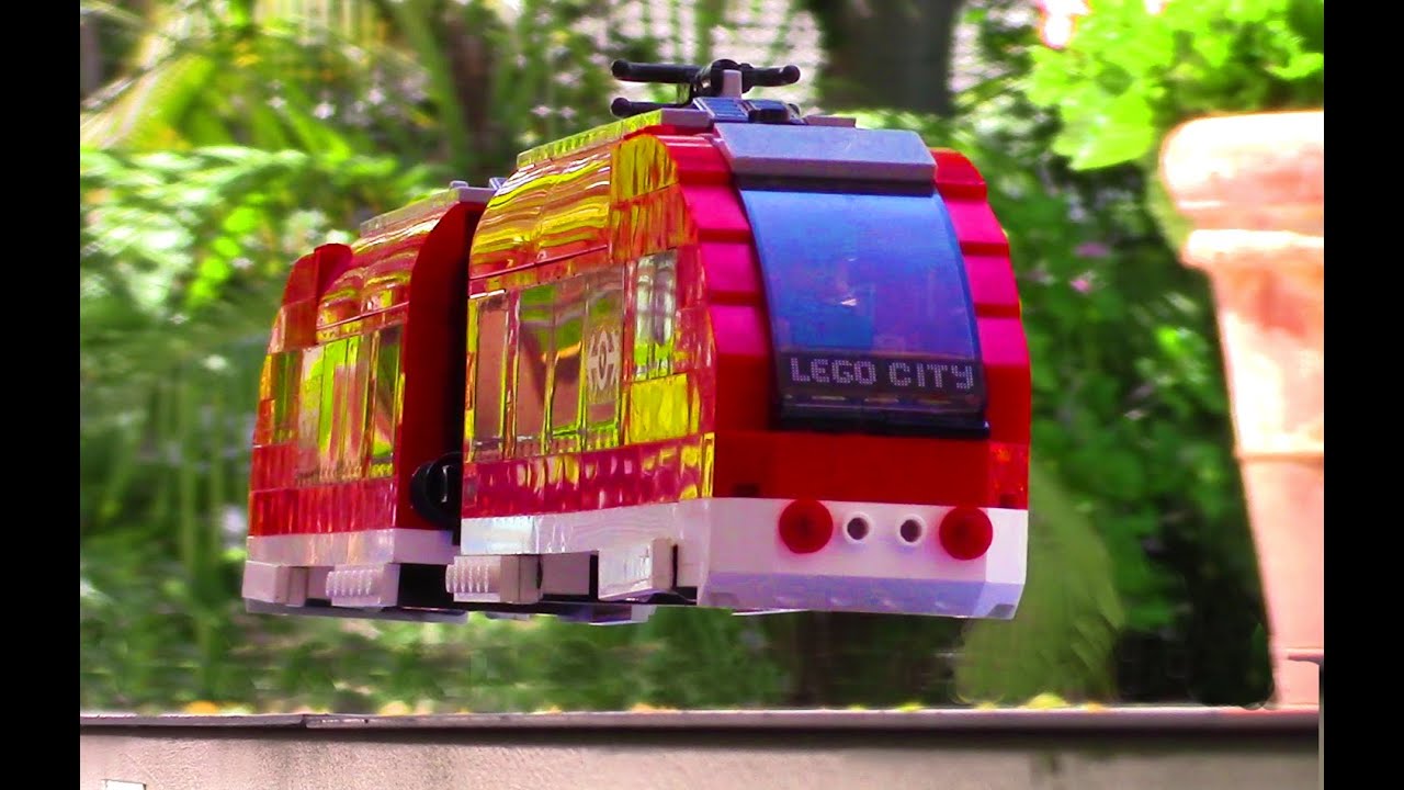 Lego magnetic train levitation - YouTube