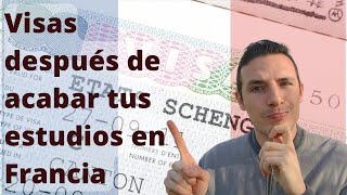 Tipos de Visas después de estudiar en Francia I Trabaja en Francia después de estudiar🇫🇷