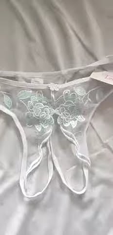 Open Crotch Underwear Transparent Female Erotic Lingerie Women Sexy Panties Thongs G String