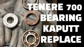 How to change bearings on your motorcycle. Tenere 700