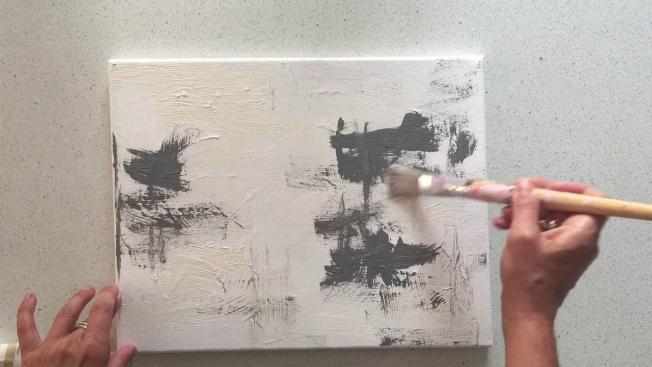 Abstract art tutorial for beginner - YouTube