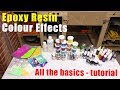 Resin Colour Basics - what you can use to add color to your resin - Resin Tutorial