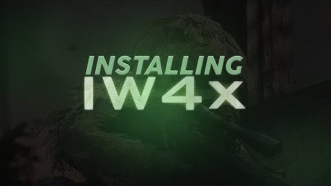How to install IW4X in 2025
