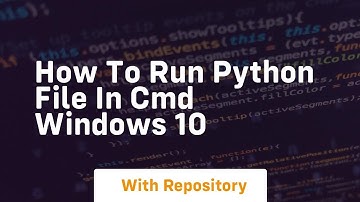 how to run python file in cmd windows 10