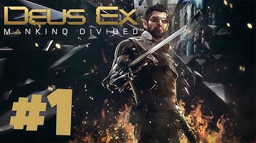 Deus Ex Mankind Divided Gameplay Walkthrough Part 1 Intro & Prologue!