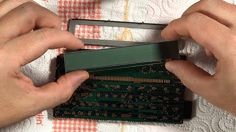 SHARP PC-1251 #2/4 - Retro-computing - Screen repair - restoration || Casio.ledudu.com
