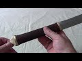 The hand and a half seax based on the ford warriors one