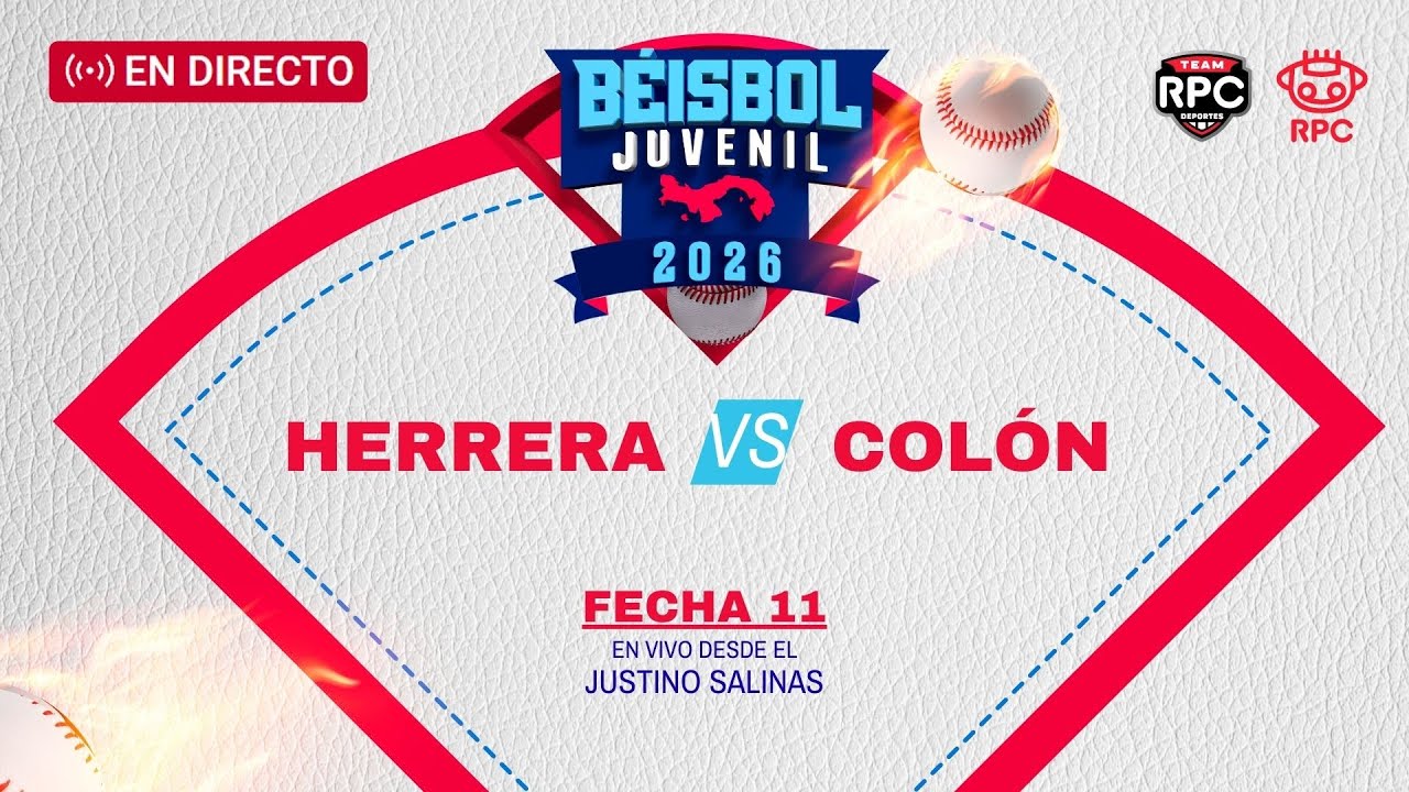 EN VIVO | BÉISBOL JUVENIL | Herrera vs Colón, jornada 11