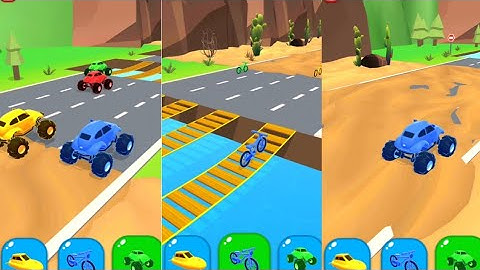 Shape-shifting All Levels Mobile Walthrough iOS,Android Gameplay Stick Run Game New Level Part 53