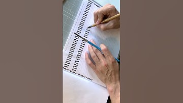 Timelapse Gothic Calligraphy Exercise