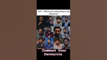 Comment Your Favourite Actor Part 2 #viratkohli #ronaldo #alluarjun #prabhas #shahrukh