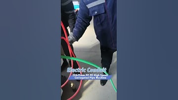 20&25mm PP PE high speed corrugated pipe machine running for electric conduit  #machine