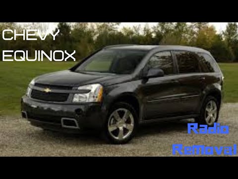 Chevy Equinox radio removal - YouTube