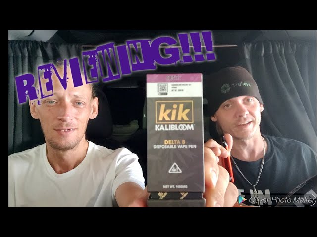 Reviewing kik RUNTZ Delta 8 Disposable Vape by KALIBLOOM (∆8