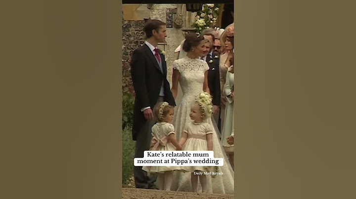Kate's relatable mum moment at Pippa's wedding