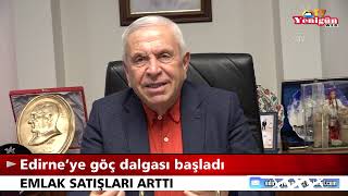 Edirneye Göç Dalgası Başladı