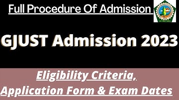 Guru Jambheshwar University Admission 2023: Application (Soon), Dates, Eligibility, Pattern,Syllabus