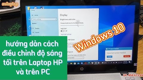 Cach thay doi độ sáng trên lap top năm 2024