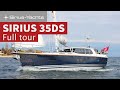 Sirius 35ds - Full video, including manoeuvring.