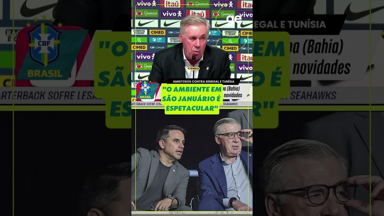 ANCELOTTI FALA SOBRE SUA PRESENÇA EM SÃO JANUÁRIO PARA VASCO X SÃO PAULO | #shorts | ge.globo