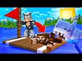 DENİZDE KÖPEK BALIĞI SALDIRISI! 🦈🌊 - Minecraft