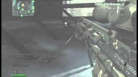 MW3-Bakaara  Sniper+Minigun Ownage