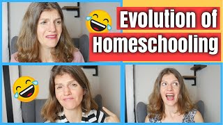 Evolution of  A Homeschool Mom || Funny Homeschooling Video