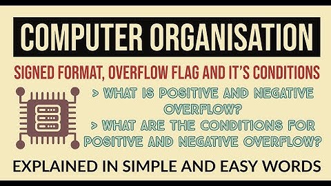 05. Signed Format, Overflow Flag and it