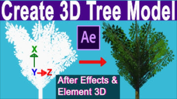Create 3D Model Of Tree In After Effects