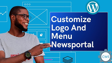 12  How to Customize Logo And Menu  Newsportal, Blogs Site Newspaper Template