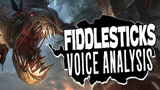 Fiddlesticks, the "first of ten"?? || voice lines reaction & analysis