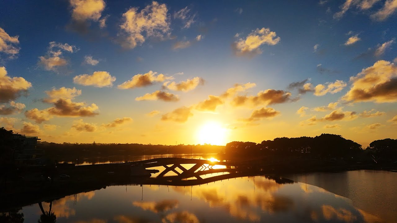 Amanecer en La Barra, Maldonado, Uruguay.