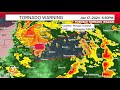 Watch live tornado warning issued for portage trumbull counties