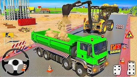 Train Track Builder Simulator - Mega JCB Machines Construction - Android Gameplay