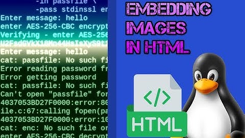 Embedding Images in HTML