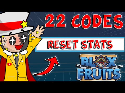 22 CODIGOS DE BLOX FRUITS CODES ROBLOX *NEW CODE* RESET STATS 